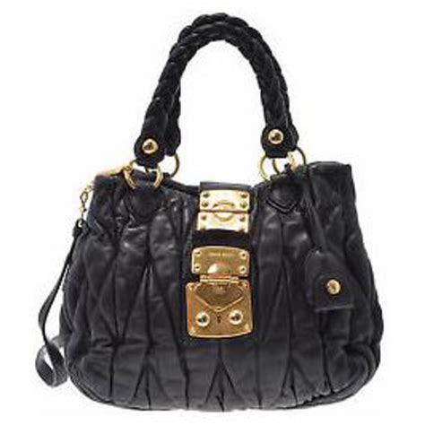 black miu miu bag|miu miu bag vintage.